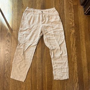 A New Day Tan Linen Pants